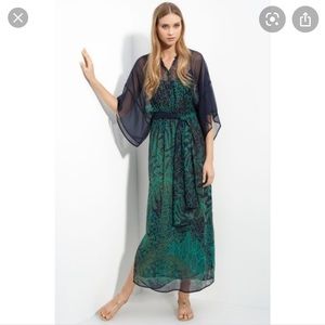 Tory Burch silk caftan dress